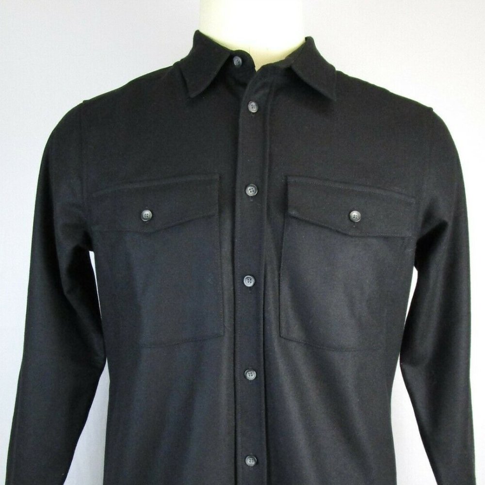 Fjallraven Ovik Outdoor Wool Shirt / Black L